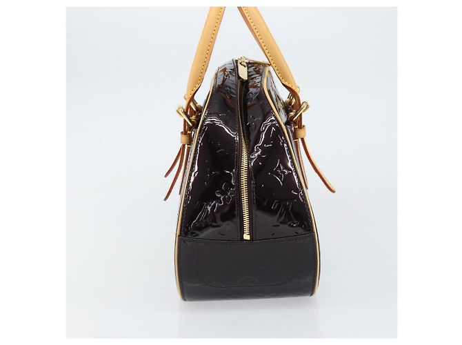 LOUIS VUITTON Borsa Summit Drive Monogram Vernis Amarante M93516 LV Auth 160433 Bordò - vista 4