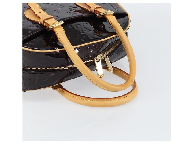 LOUIS VUITTON Borsa Summit Drive Monogram Vernis Amarante M93516 LV Auth 160433 Bordò - vista 7