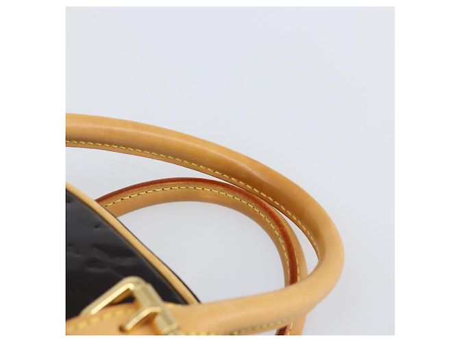 LOUIS VUITTON Borsa Summit Drive Monogram Vernis Amarante M93516 LV Auth 160433 Bordò - vista 8