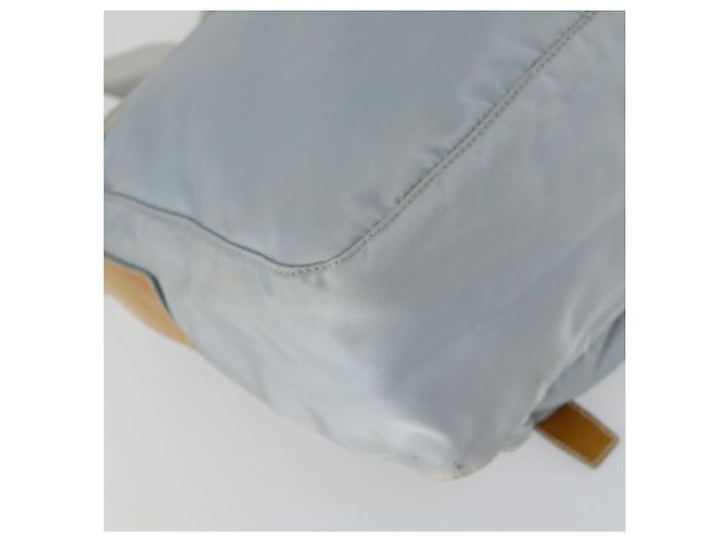 Borsa a Spalla PRADA Nylon Blu Argento Autentica 157777 - vista 16