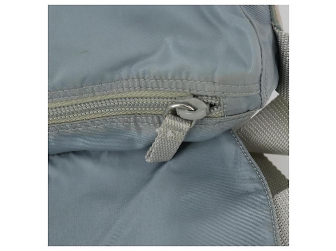 Borsa a Spalla PRADA Nylon Blu Argento Autentica 157777 - vista 19