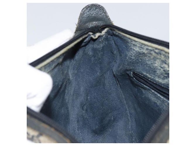 Borsa a Spalla Gucci GG Supreme Sherry Line PVC Blu Navy Oro 89 02 032 Auth 158018 D'oro - vista 19