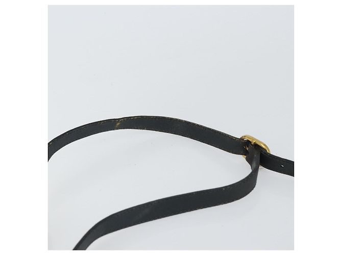 Borsa a Spalla Gucci GG Supreme Sherry Line PVC Blu Navy Oro 89 02 032 Auth 158018 D'oro - vista 8