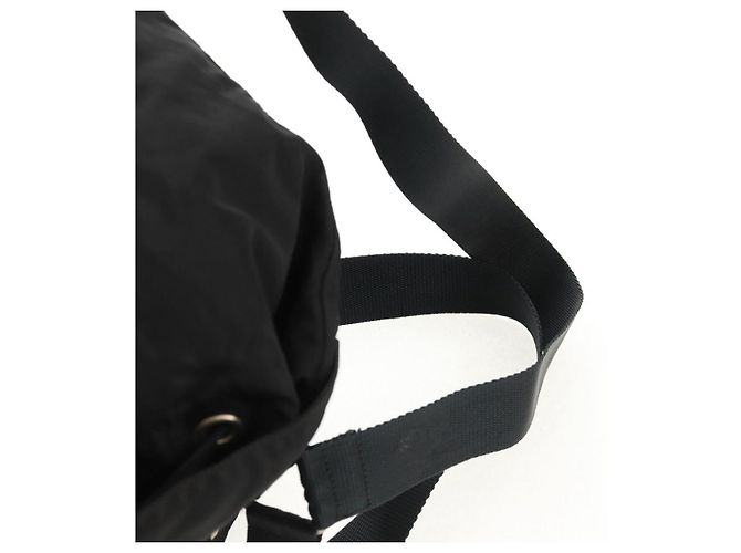 PRADA Backpack Nylon Black Silver Auth 159056 Silvery - view 15