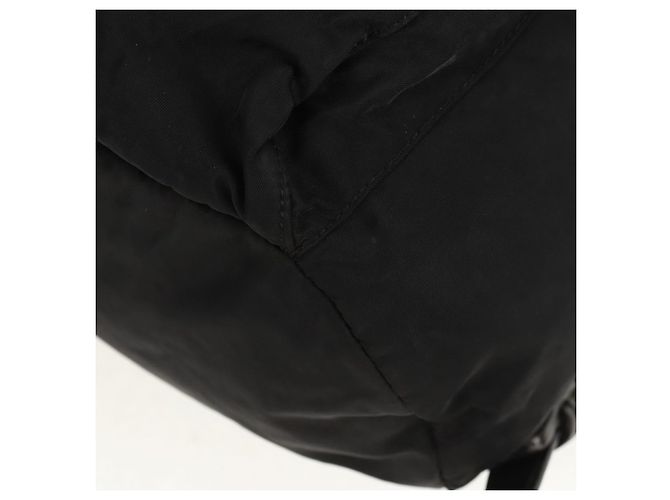 PRADA Backpack Nylon Black Silver Auth 159056 Silvery - view 17