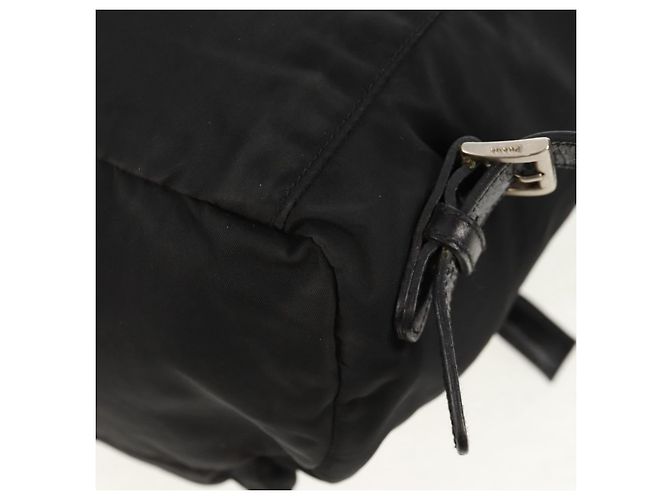 PRADA Backpack Nylon Black Silver Auth 159056 Silvery - view 19