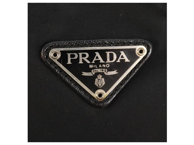 PRADA Backpack Nylon Black Silver Auth 159056 Silvery - view 20