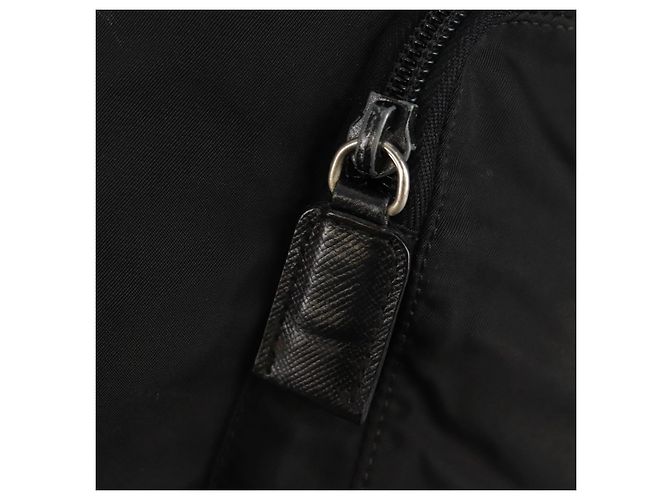PRADA Backpack Nylon Black Silver Auth 159056 Silvery - view 21