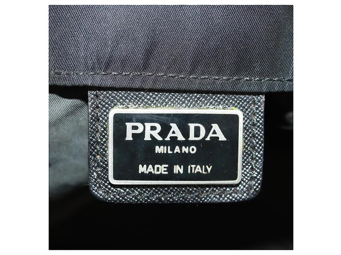 PRADA Backpack Nylon Black Silver Auth 159056 Silvery - view 24