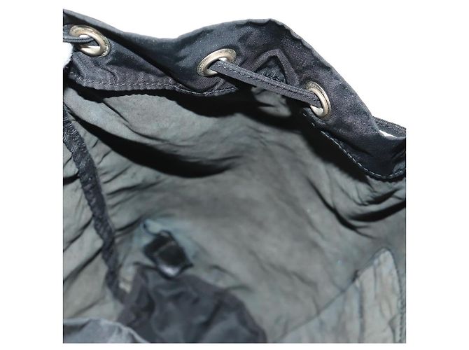 PRADA Backpack Nylon Black Silver Auth 159056 Silvery - view 26
