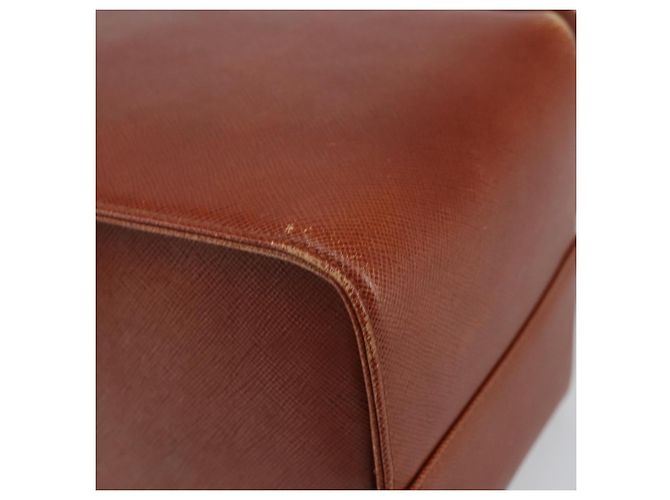Borsa a mano GIVENCHY in pelle marrone dorato Auth 159082 D'oro - vista 12