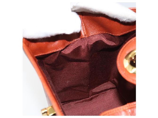 Borsa a mano GIVENCHY in pelle marrone dorato Auth 159082 D'oro - vista 18