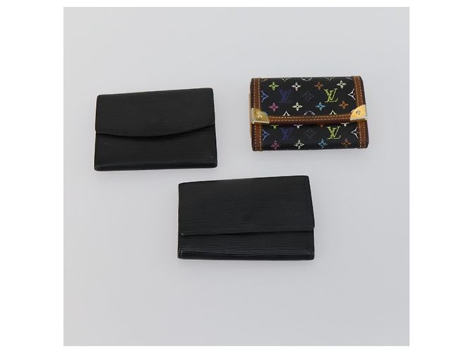 LOUIS VUITTON Epi Key Case 8 sets Red Yellow black LV Auth 160332 - view 10