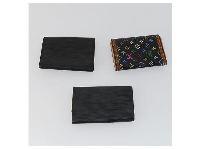 LOUIS VUITTON Epi Key Case 8 sets Red Yellow black LV Auth 160332 - view 11