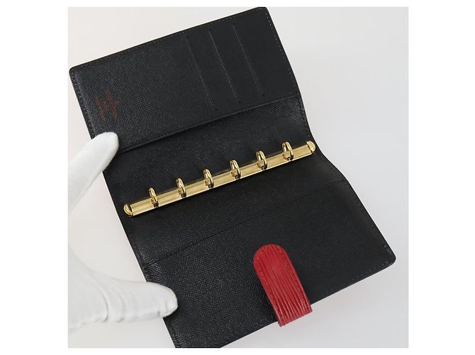 LOUIS VUITTON Epi Key Case 8 sets Red Yellow black LV Auth 160332 - view 9