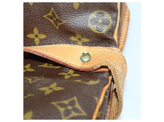 LOUIS VUITTON Borsa a Spalla Monogram Saumur 35 M42254 LV Auth 157246 Monogramma - vista 10