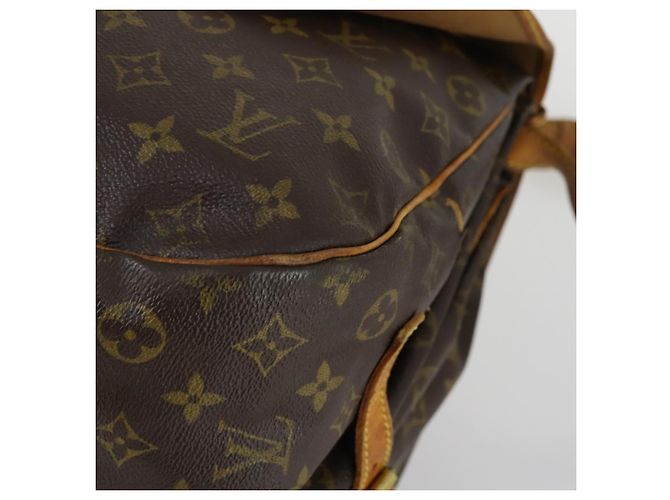 LOUIS VUITTON Borsa a Spalla Monogram Saumur 35 M42254 LV Auth 157246 Monogramma - vista 14