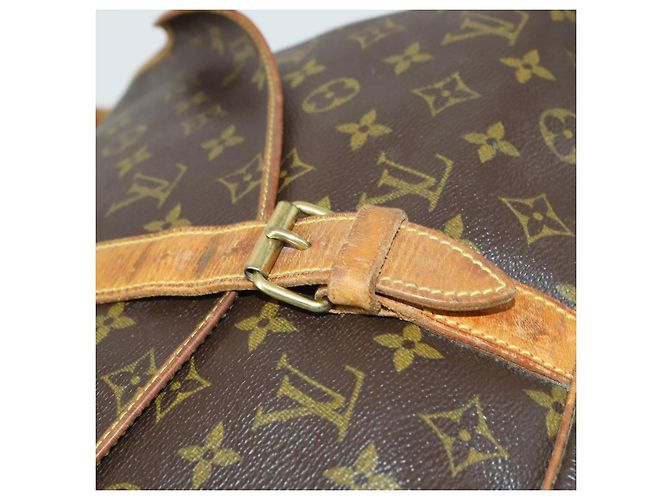 LOUIS VUITTON Borsa a Spalla Monogram Saumur 35 M42254 LV Auth 157246 Monogramma - vista 20