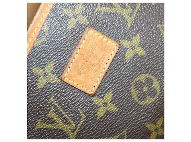 LOUIS VUITTON Borsa a Spalla Monogram Saumur 35 M42254 LV Auth 157246 Monogramma - vista 21