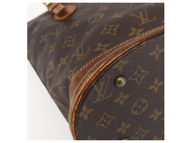 LOUIS VUITTON Borsa a Spalla Monogram Bucket PM M42238 LV Auth am10400 Monogramma - vista 14