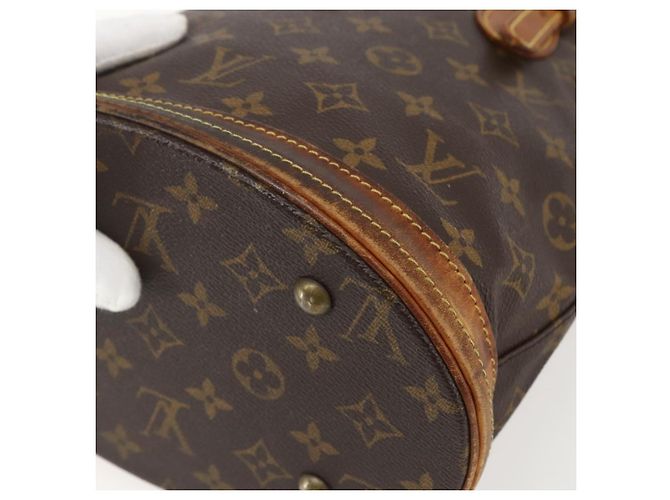 LOUIS VUITTON Borsa a Spalla Monogram Bucket PM M42238 LV Auth am10400 Monogramma - vista 15