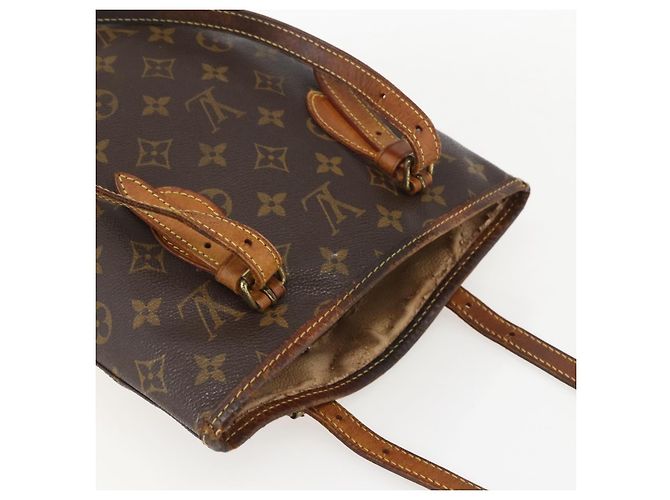 LOUIS VUITTON Borsa a Spalla Monogram Bucket PM M42238 LV Auth am10400 Monogramma - vista 6