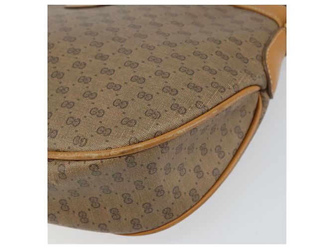 GUCCI Micro GG Supreme Schultertasche PVC Beige Gold 007 87 0096 Auth gh1507 Golden - Ansicht 10
