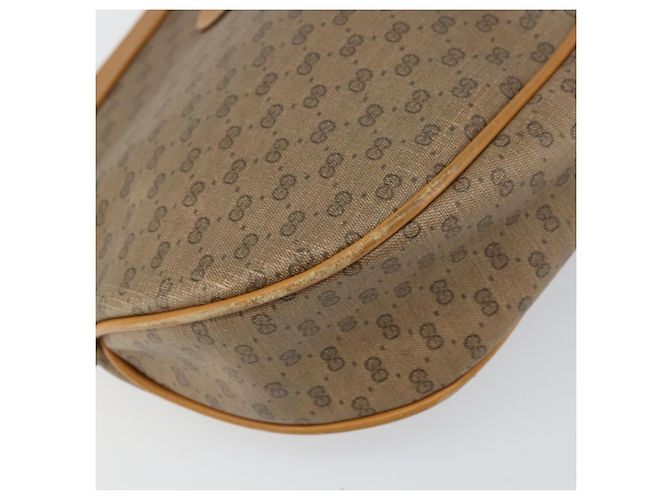 GUCCI Micro GG Supreme Schultertasche PVC Beige Gold 007 87 0096 Auth gh1507 Golden - Ansicht 11