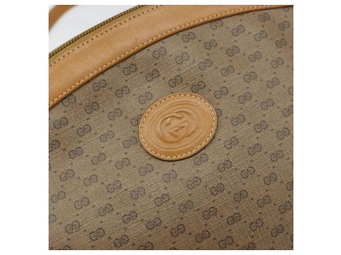 GUCCI Micro GG Supreme Schultertasche PVC Beige Gold 007 87 0096 Auth gh1507 Golden - Ansicht 14