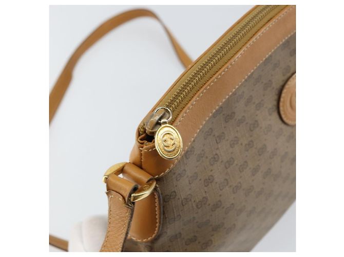 GUCCI Micro GG Supreme Schultertasche PVC Beige Gold 007 87 0096 Auth gh1507 Golden - Ansicht 15