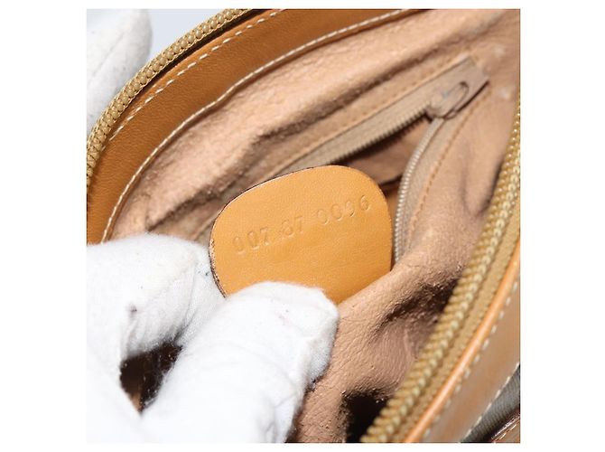 GUCCI Micro GG Supreme Schultertasche PVC Beige Gold 007 87 0096 Auth gh1507 Golden - Ansicht 22