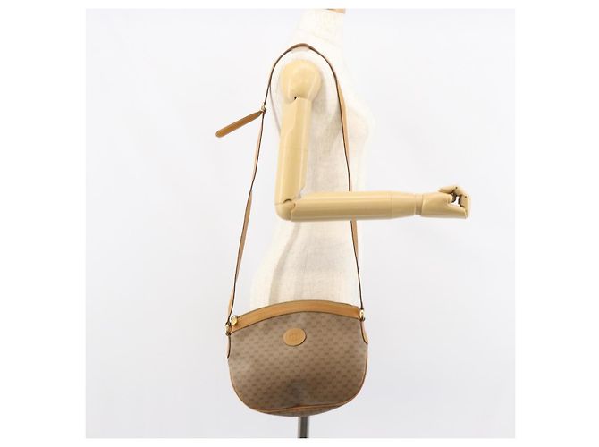 GUCCI Micro GG Supreme Schultertasche PVC Beige Gold 007 87 0096 Auth gh1507 Golden - Ansicht 23
