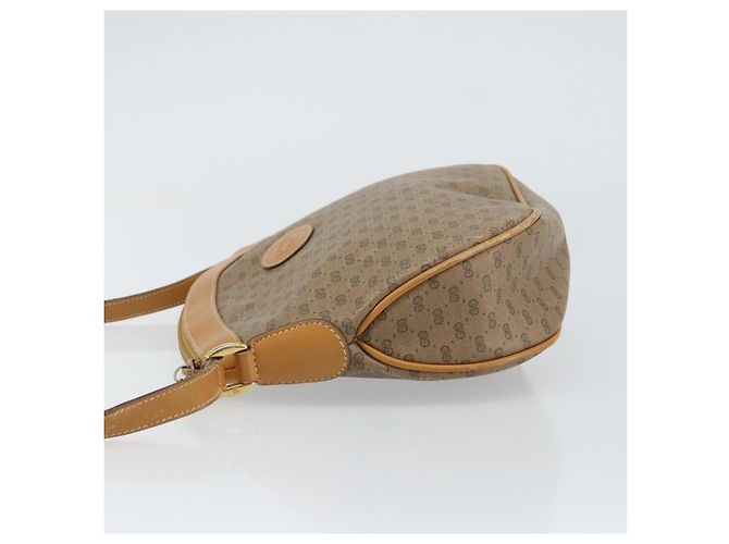 GUCCI Micro GG Supreme Schultertasche PVC Beige Gold 007 87 0096 Auth gh1507 Golden - Ansicht 5