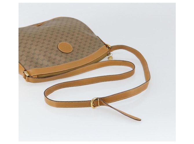 GUCCI Micro GG Supreme Schultertasche PVC Beige Gold 007 87 0096 Auth gh1507 Golden - Ansicht 7