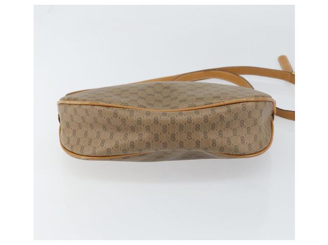 GUCCI Micro GG Supreme Schultertasche PVC Beige Gold 007 87 0096 Auth gh1507 Golden - Ansicht 9