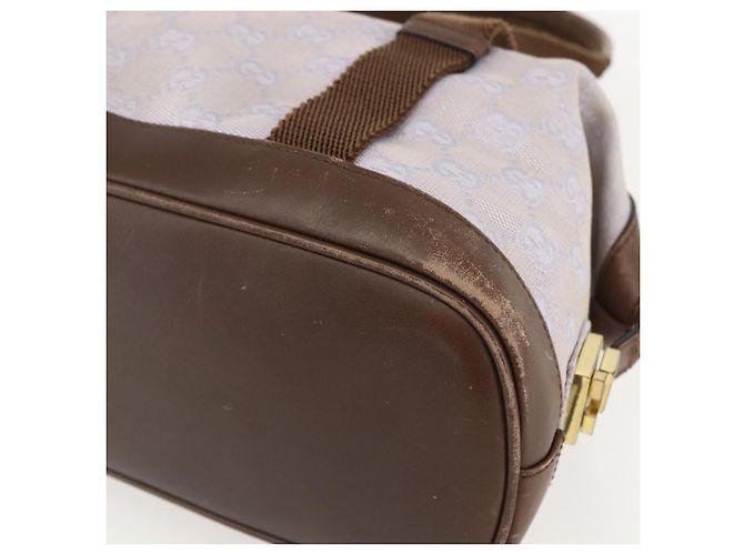 Borsa a mano in tela GG Gucci viola e oro 92734 Auth 160481 D'oro Porpora - vista 10