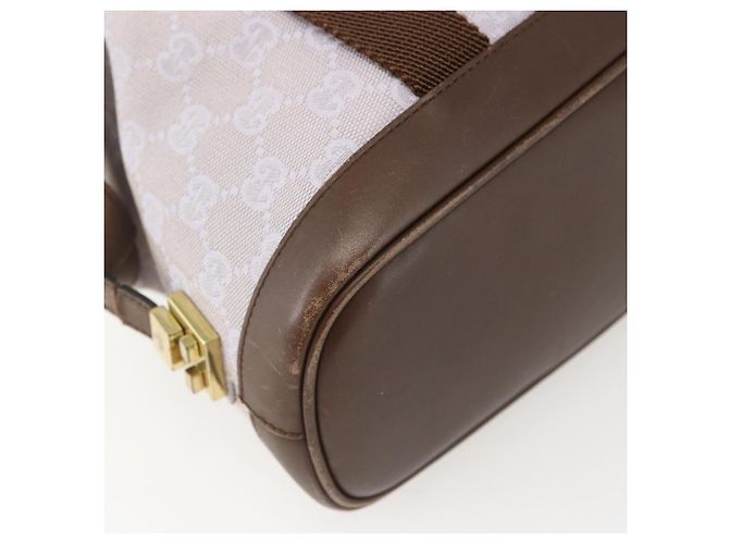 Borsa a mano in tela GG Gucci viola e oro 92734 Auth 160481 D'oro Porpora - vista 13