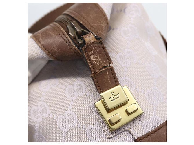 Borsa a mano in tela GG Gucci viola e oro 92734 Auth 160481 D'oro Porpora - vista 14