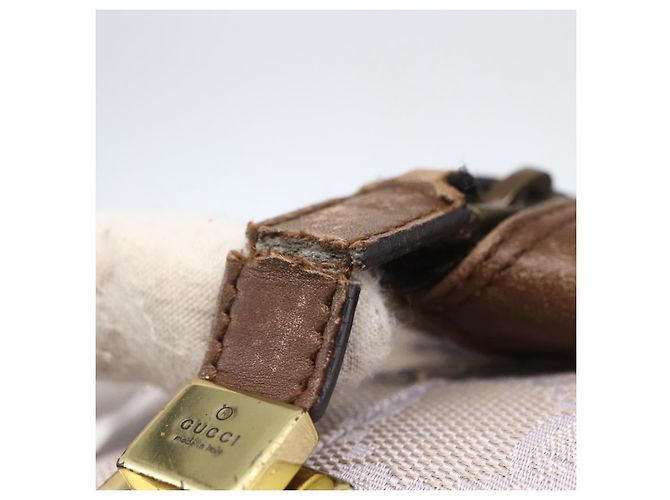 Borsa a mano in tela GG Gucci viola e oro 92734 Auth 160481 D'oro Porpora - vista 15