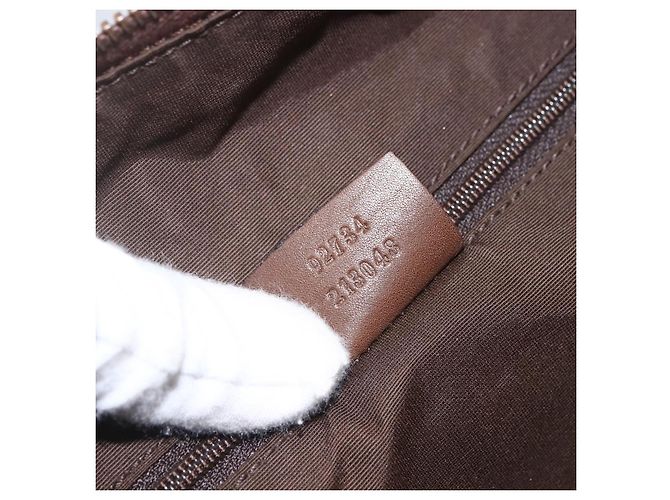 Borsa a mano in tela GG Gucci viola e oro 92734 Auth 160481 D'oro Porpora - vista 23