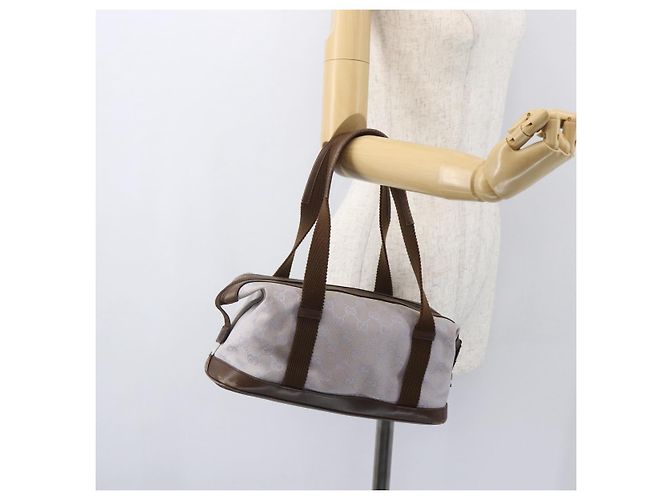 Borsa a mano in tela GG Gucci viola e oro 92734 Auth 160481 D'oro Porpora - vista 24