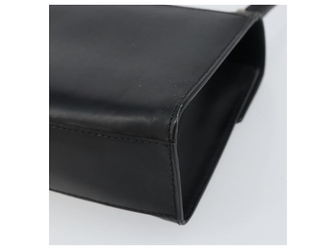 Borsa a mano Vala in pelle nera e argento di Salvatore Ferragamo Auth 160107 Nero - vista 12