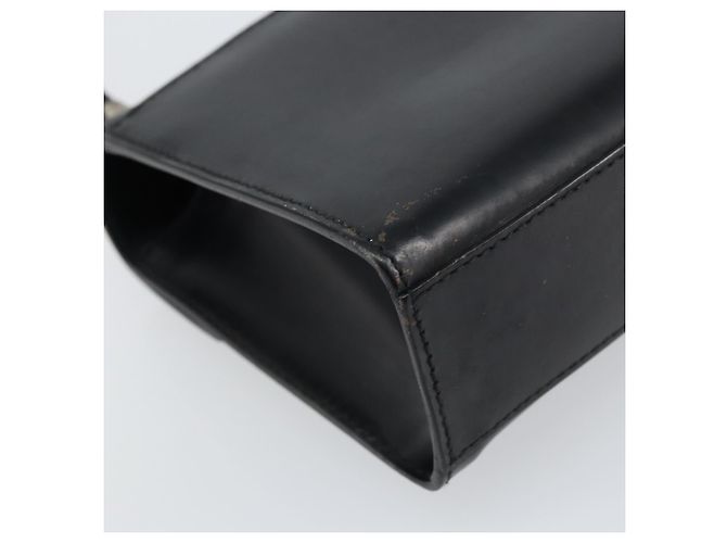 Borsa a mano Vala in pelle nera e argento di Salvatore Ferragamo Auth 160107 Nero - vista 13