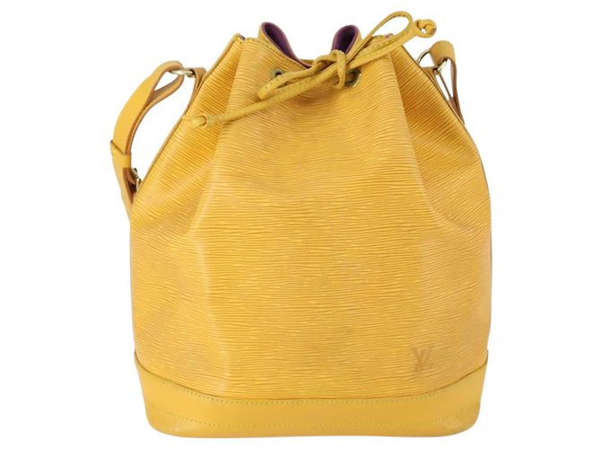 LOUIS VUITTON Epi Noe Shoulder Bag Tassili Yellow M44009 LV Auth ka1396 - view 13