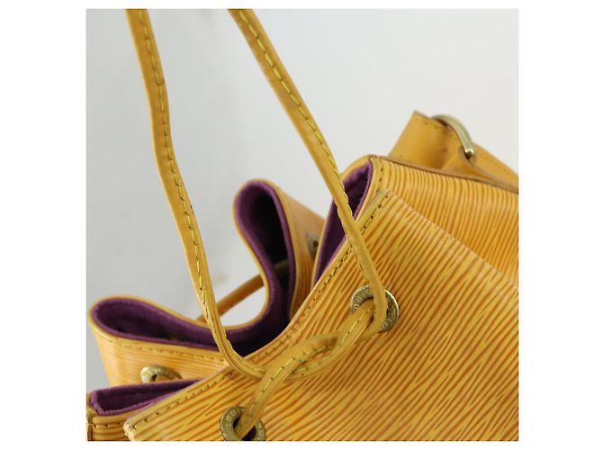 LOUIS VUITTON Epi Noe Shoulder Bag Tassili Yellow M44009 LV Auth ka1396 - view 18