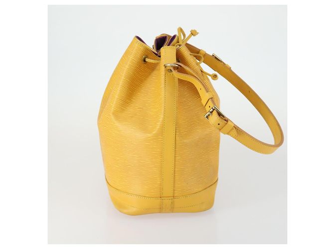 LOUIS VUITTON Epi Noe Shoulder Bag Tassili Yellow M44009 LV Auth ka1396 - view 4