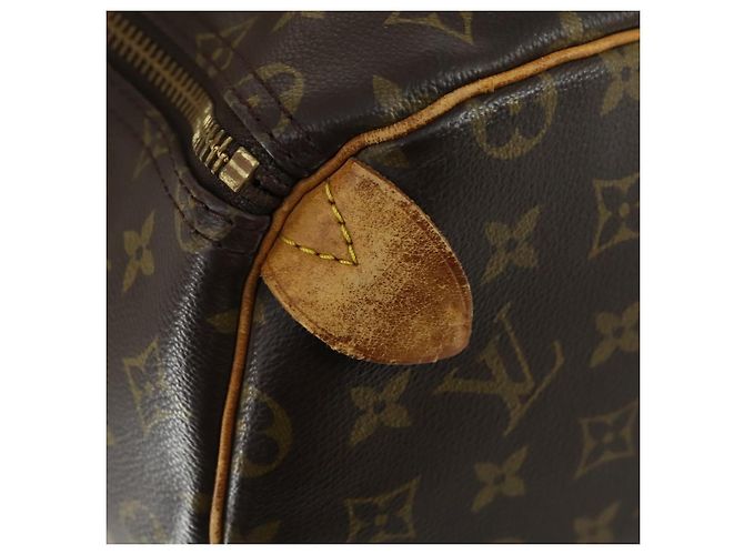 LOUIS VUITTON Borsa Boston Monogram Keepall 50 M41426 LV Auth 156961 Monogramma - vista 19