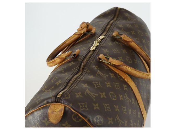 LOUIS VUITTON Borsa Boston Monogram Keepall 50 M41426 LV Auth 156961 Monogramma - vista 6