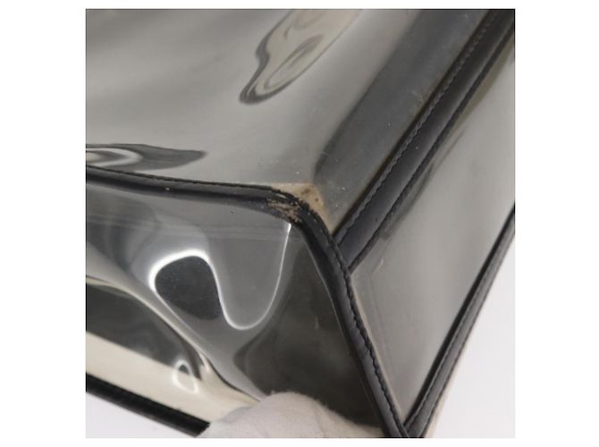 Borsa a mano in vinile trasparente GUCCI 002 1998 0453 Auth 156857 - vista 10