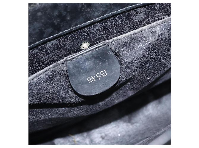 Borsa a mano in vinile trasparente GUCCI 002 1998 0453 Auth 156857 - vista 14